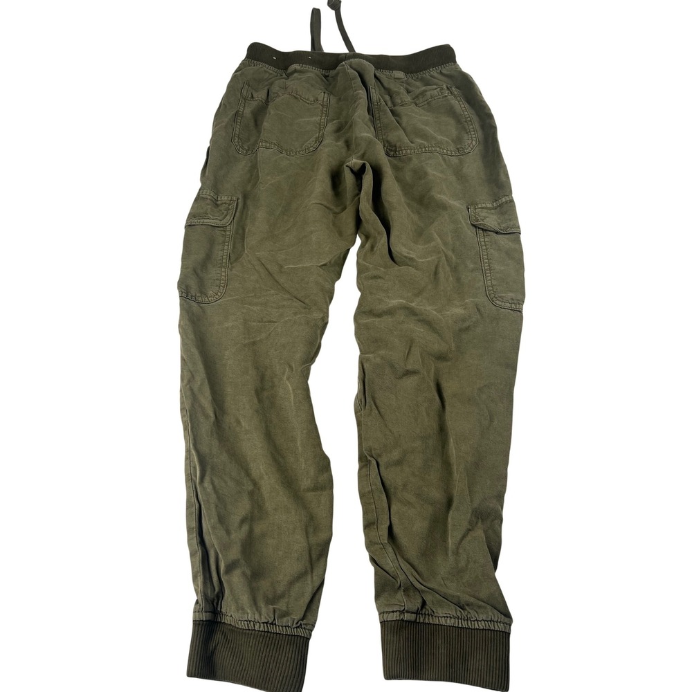American Eagle Womens Olive Green Cargo Jogger Pants XS Utility Drawstring - Picture 6 of 6